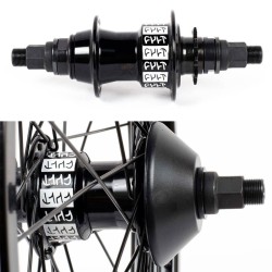 CULT Crew Freeco Hub, Black LHD (with NDS guards)
